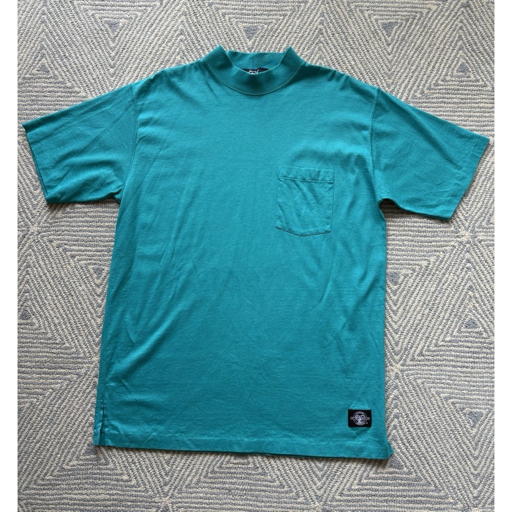 Vintage Woolrich Short Sleeve Pocket T-Shirt -‎ Sea Jade 8004 - Large